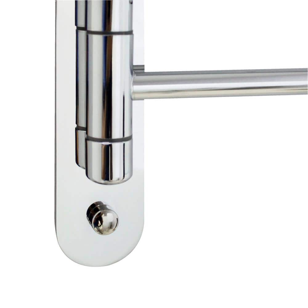 15'' Satin Nickel Stainless Steel Triple Swing Towel Bar