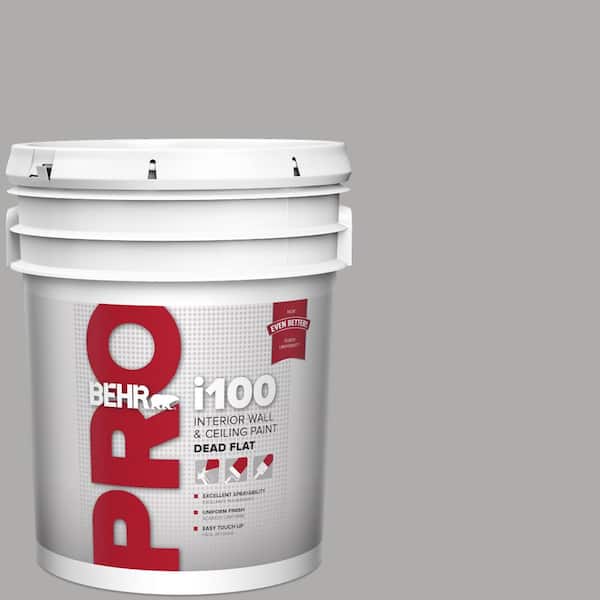 5 gal. #HDC-NT-27A Soft Pebble Dead Flat Interior Paint