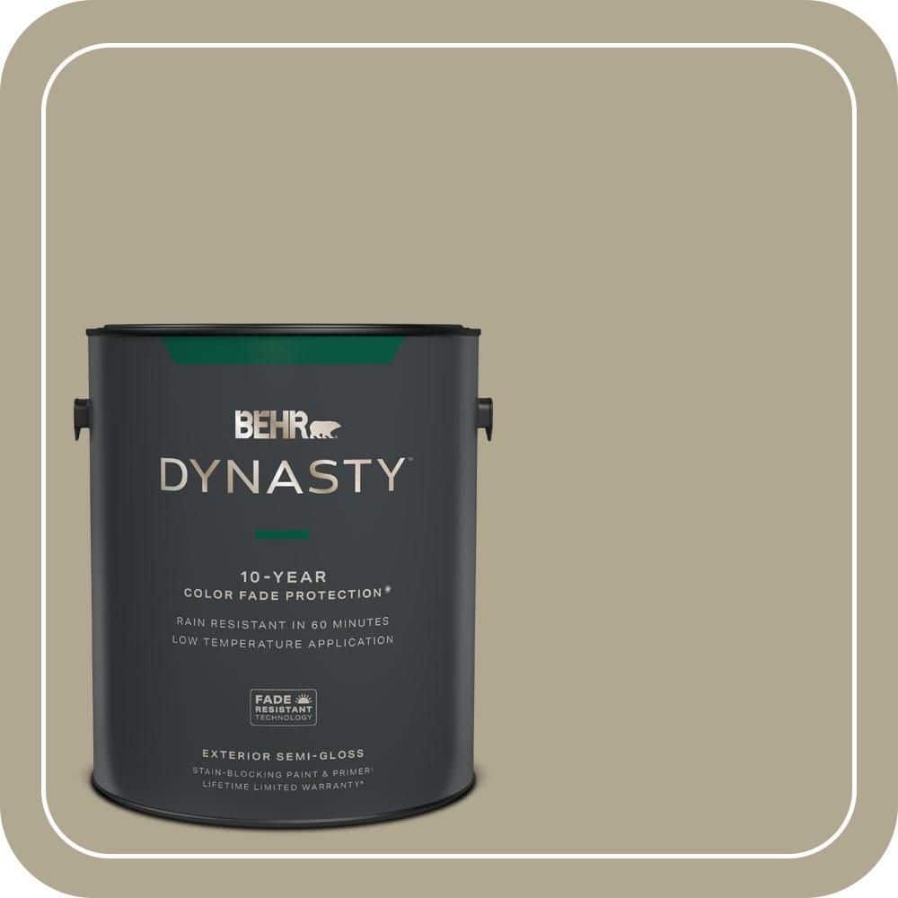 1 gal. #BXC-22 Field Khaki Semi-Gloss Enamel Exterior Stain-Blocking Paint & Primer price history on PriceWatchPro