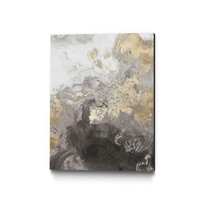 "Ocean Splash II Grey Version" by PI Studio Abstract Wall Art 36 in. x 24 in.