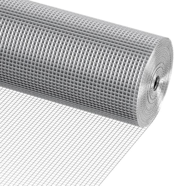 Ashman Online 48 in. x 20 ft. Hardware Cloth-1/2 in. Mesh, 19-Gauge, Hot Dip Galvanized After Welding-Wire Fencing for Garden