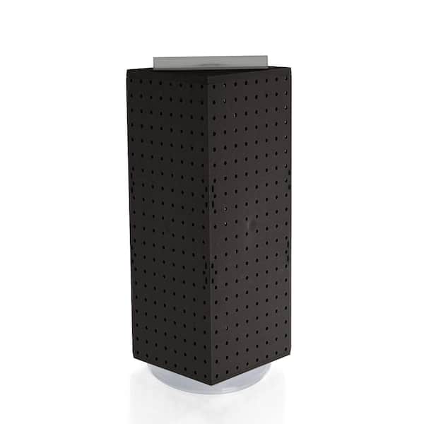 Azar Displays 20 in. H x 8 in. W Pegboard Counter Display in Black Styrene