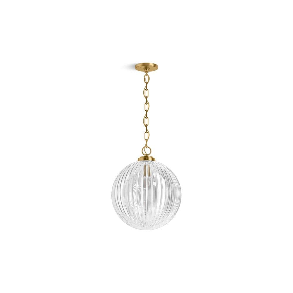 Embra By Studio McGee 1-Light Brushed Moderne Brass Pendant Light price history on PriceWatchPro