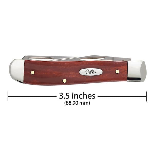 Case Wooden Pocket Knife Kit, Mini Trapper, Gift Box/Tin - KnifeCenter -  207W