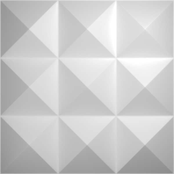 Ekena Millwork 11-7/8 in. W x 11-7/8 in. H Benson Endura Wall Decorative 3D Wall Panel (Covers 0.98 Sq. Ft.)