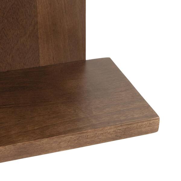 Kate and Laurel Braxton 12 in. W x 7 in. D Natural Wood Functional