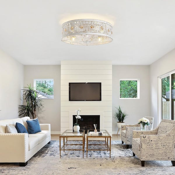 UNRRYI Caged Flush Mount Ceiling Fans with Lights and Remote APP UNRRYI Caged Flush Mount Ceiling Fans with Lights and Remote APP