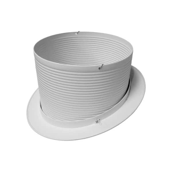 NICOR 6 in. White Recessed Baffle Trim for Sloped Ceiling 17711 NICOR 6 in. White Recessed Baffle Trim for Sloped Ceiling 17711