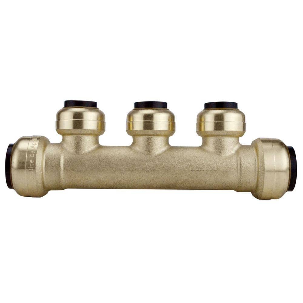 3/4 in. x 3/4 in. Brass Push-To-Connect Inlets with 3-Port Open Manifold 1/2 in. Push-To-Connect Outlets price history on PriceWatchPro
