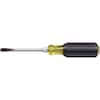 Klein Tools 1/4 in. Keystone-Tip Flat Head Screwdriver with 4 in