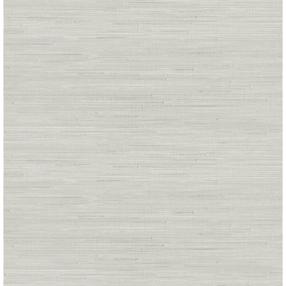 Grey 3D Grasscloth Peel and Stick Wallpaper Roll