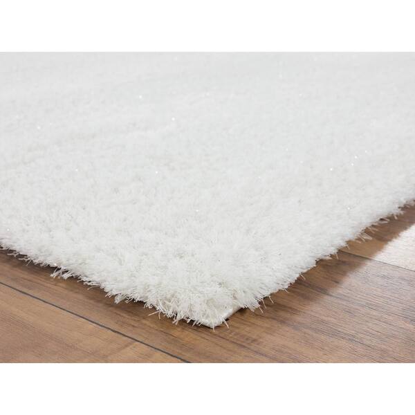 Spura Home Non Slip 6x9 Carpet Floor Cover Underlay White Area Rug