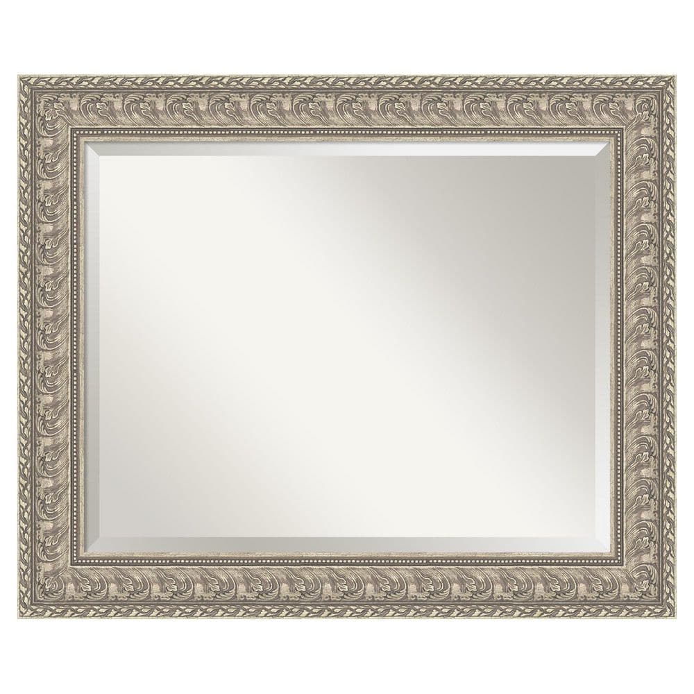 Sydney Silver 34.5 in. x 28.5 in. Beveled Traditional Rectangle Framed Wall Mirror price history on PriceWatchPro