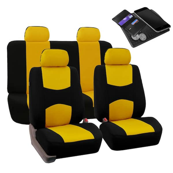 FH Group Flat Cloth 43 in. x 23 in. x 1 in. Full Set Seat Covers