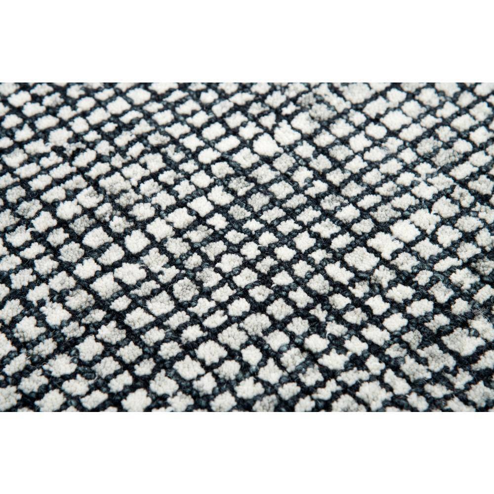 Storm Black and Beige Hand-Tufted Wool Area Rug