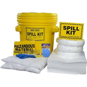20 Gal. Oil Only Spill Kit, Pro Grade 23 Gal. Absorption (55-Piece)