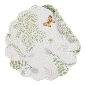 Althea Round Green Placemat (Set of 6)