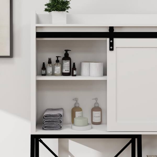yuuW90cm×D35cm×H40cm ZENSTYLE-Wood-Storage-Cabinet-