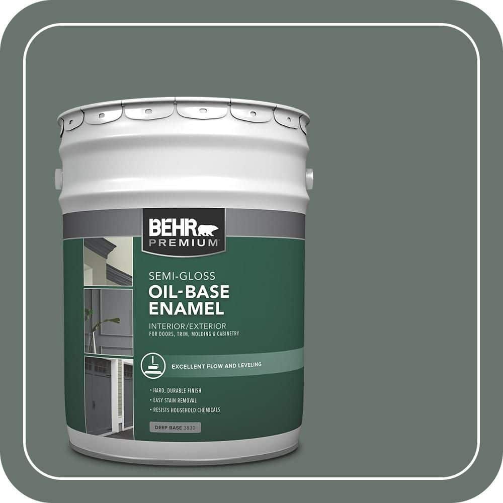 5 gal. #PPU12-18 Heritage Park Oil-Base Semi-Gloss Enamel Interior/Exterior Paint product image for price tracking