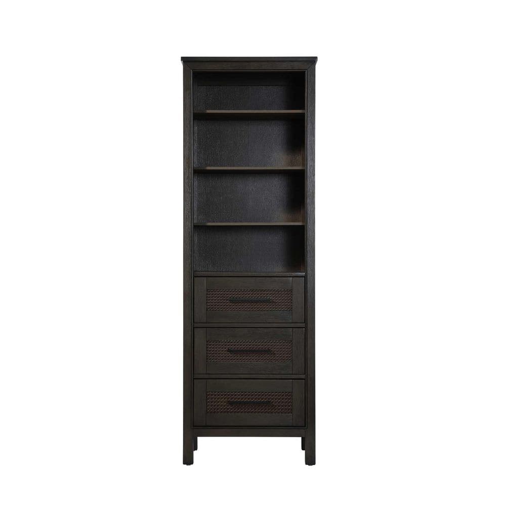 24 in. W x 18 in. D x 72 in. H Brown Freestanding Linen Cabinet price history on PriceWatchPro