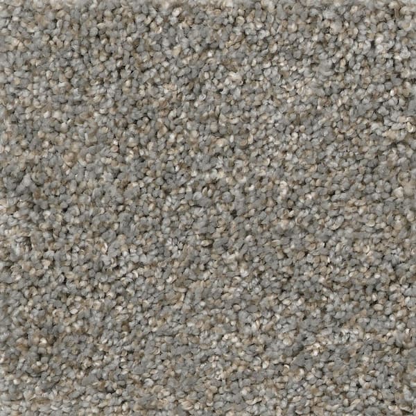Home Decorators Collection Trendy Threads I - Searcy - Gray 40 oz. SD Polyester Texture Installed Carpet
