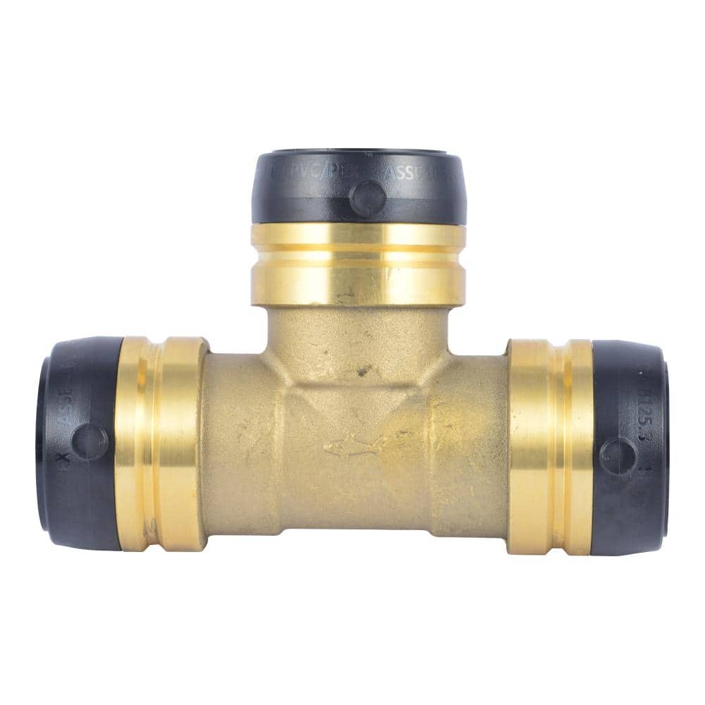 1- 1/4 in. Brass Push to Connect Tee price history on PriceWatchPro