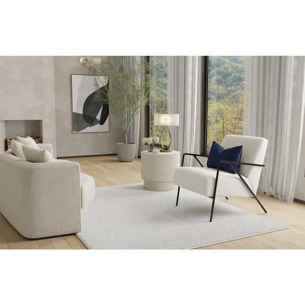 Cotton Tail Solid 7 ft. 10 in. x 10 ft. Blue Area Rug