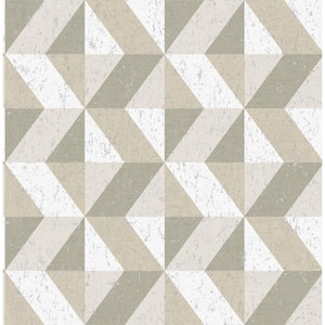 Cerium Dark Grey Concrete Geometric Dark Grey Wallpaper Sample