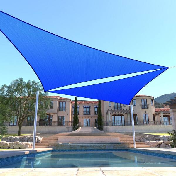 COLOURTREE 28 ft. x 28 ft. 190 GSM Blue Equilateral Triangle COLOURTREE 28 ft. x 28 ft. 190 GSM Blue Equilateral Triangle