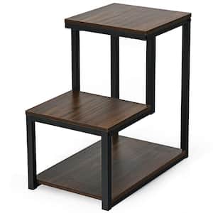 0-Drawer Brown Nightstand 23.5 in. x 14 in. x 24 in.