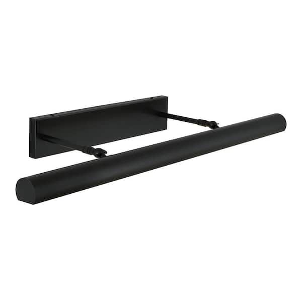 30 in. 4-Light Dimmable LED Black Bathroom Wall Sconce, Adjustable Picture Light for Portraits, Posters, Gallery, Art