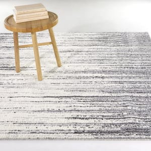 Imre Charcoal 8 ft. x 10 ft. Abstract Area Rug