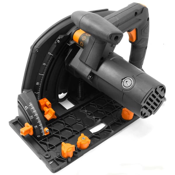 12 Amp 7-1/4 in. Variable Speed Plunge Cut Circular Track Saw 12 Amp 7-1/4 in. Variable Speed Plunge Cut Circular Track Saw