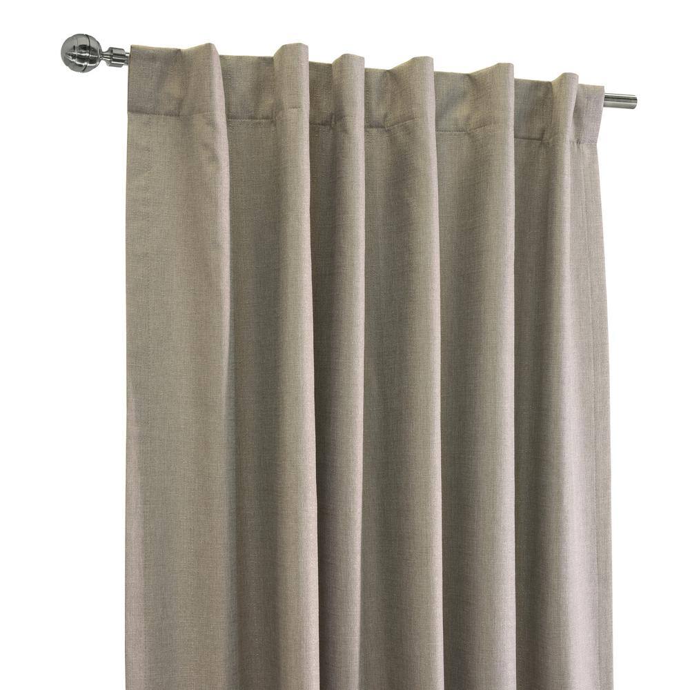 52 x 95 in. Baxter Back Tab Curtain Panel Window Dressing, Oatmeal