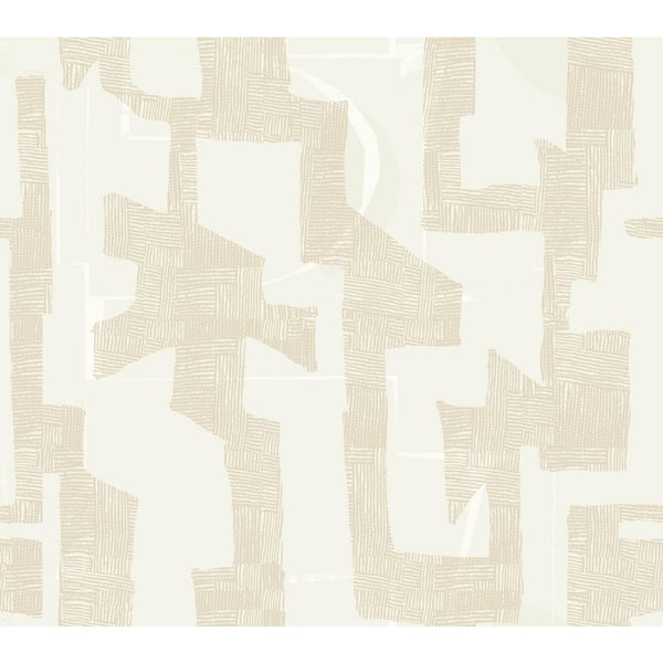 Tribe Caramel Cream Yellow Premium Peel and Stick Wallpaper