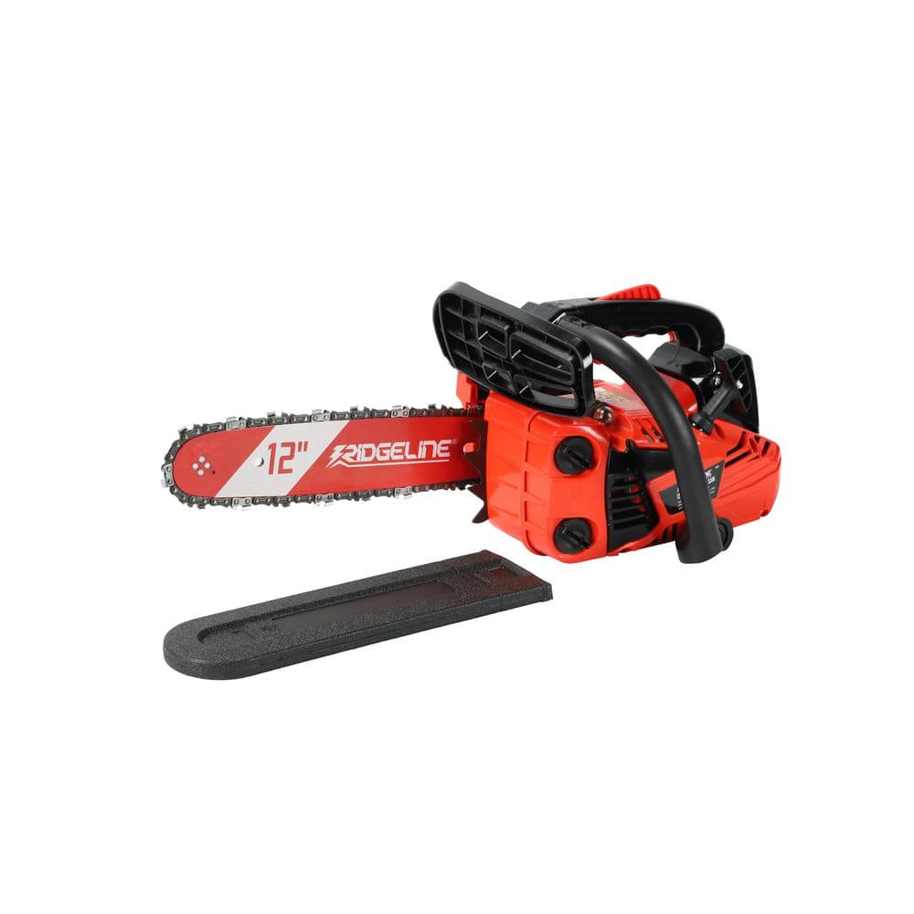 RIDGELINE 12 in. 25.4 cc 2-Stroke Gas Powered Portable Chainsaw