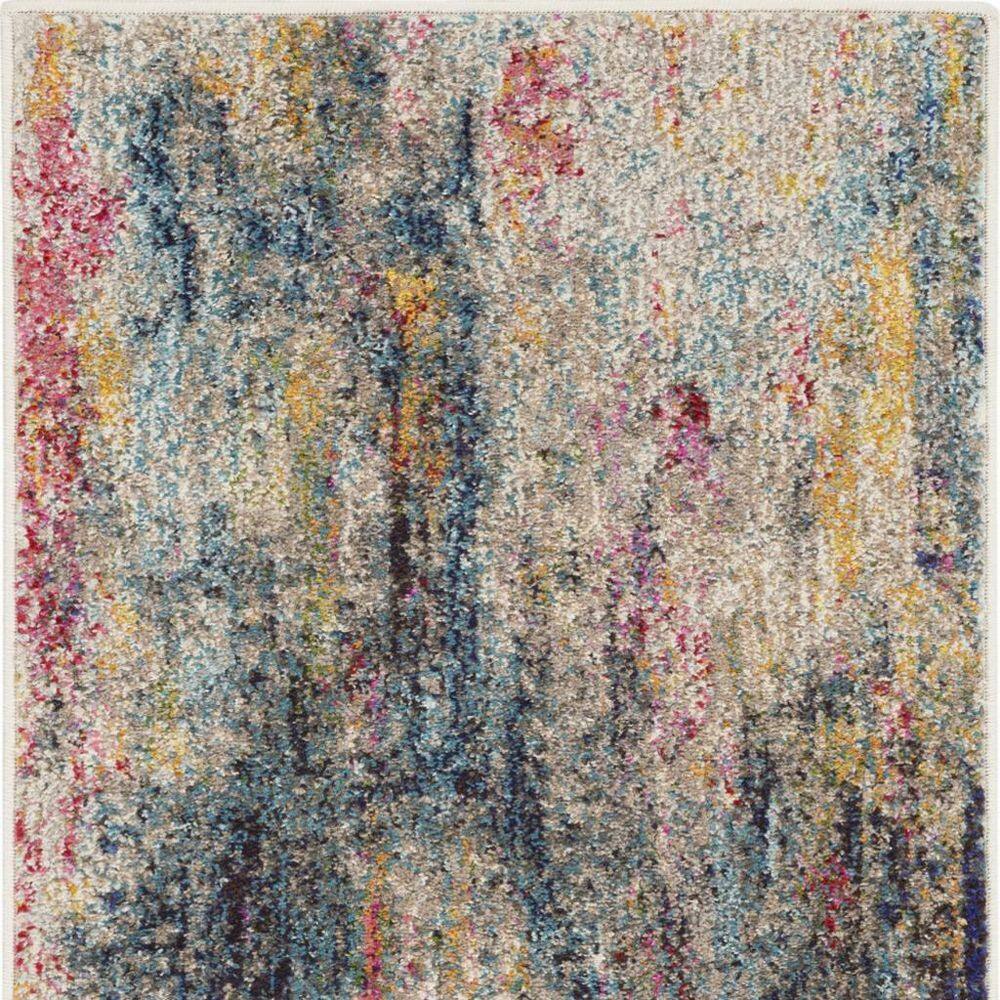 9 X 12 Gray Floral WashableArea RugRunner Rug price history on PriceWatchPro