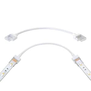 6 in. IP67 RGBW Tape to Tape LED Connector Cord (2-Pack)