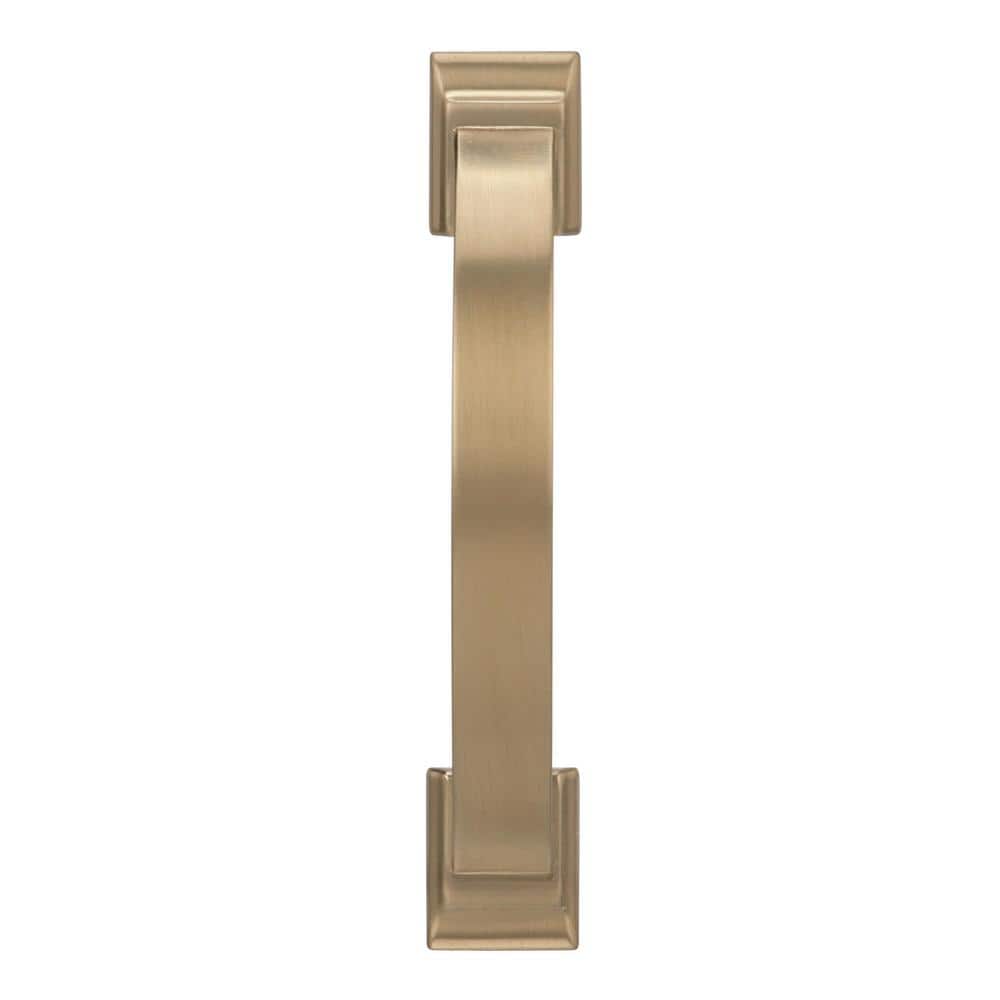 Golden Champagne Arch Cabinet Pull with Mounting Hardware