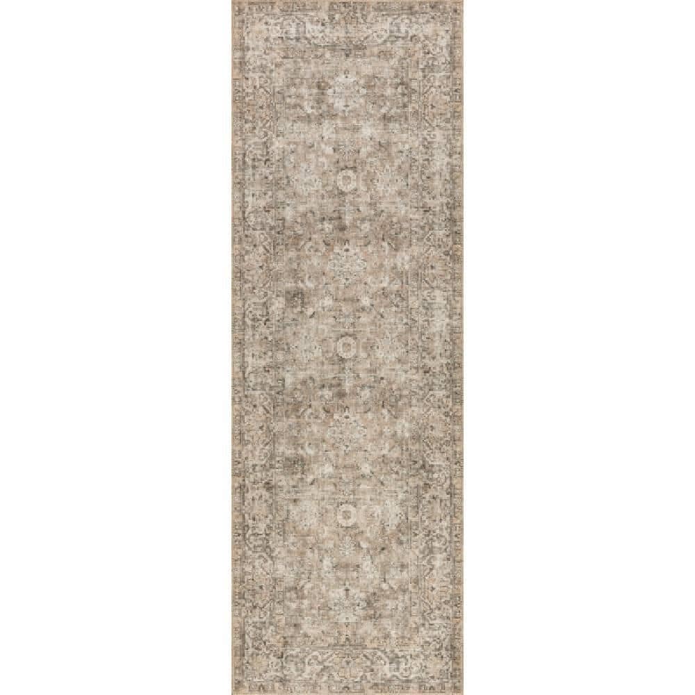 Hillstone Collection Traditional Vintage Medallion Elinda Dark Beige 2 ft. 8 in. x 8 ft. Runner Rug price history on PriceWatchPro