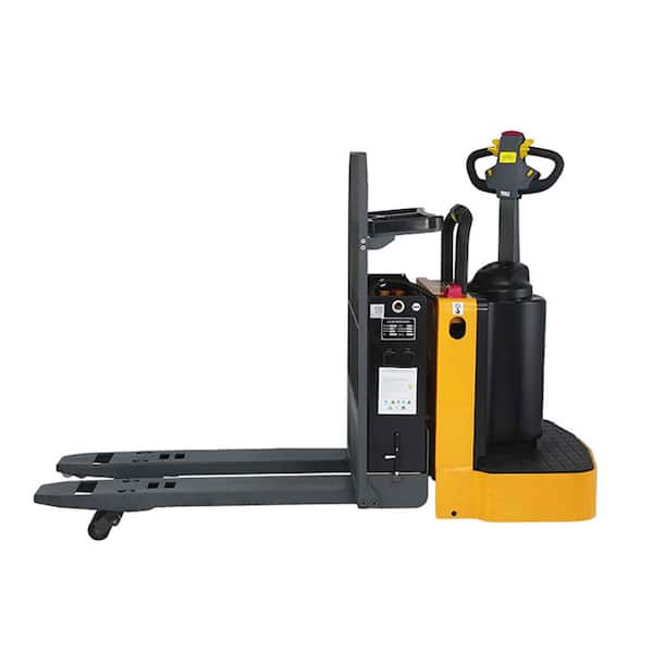 TORY CARRIER 6600 lbs. Electric Pallet Truck 24-Volt/300AH Battery 3.2 in. Lowered 48 in. x 27 in. Fork Size Ride On Pallet Jack