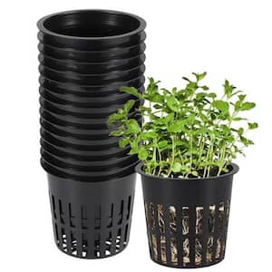 2.28 in. x 2 in. Plant Pots Small Plastic Plants Hydroponic Nursery Pot/Pots Seedlings Flower Plant Container (50-Pack)