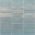 Ivy Hill Tile Delphi Arctic Blue 3 in. x 6 in. Polished Subway Ceramic ...