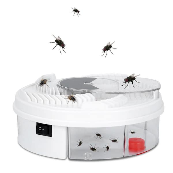 SDJMa Electric Fly Trap, Fly Trap Pest Device Insect Catcher Automatic  Flycatcher Fly Trap Pest Reject Control Catcher Insect Repellents Tools