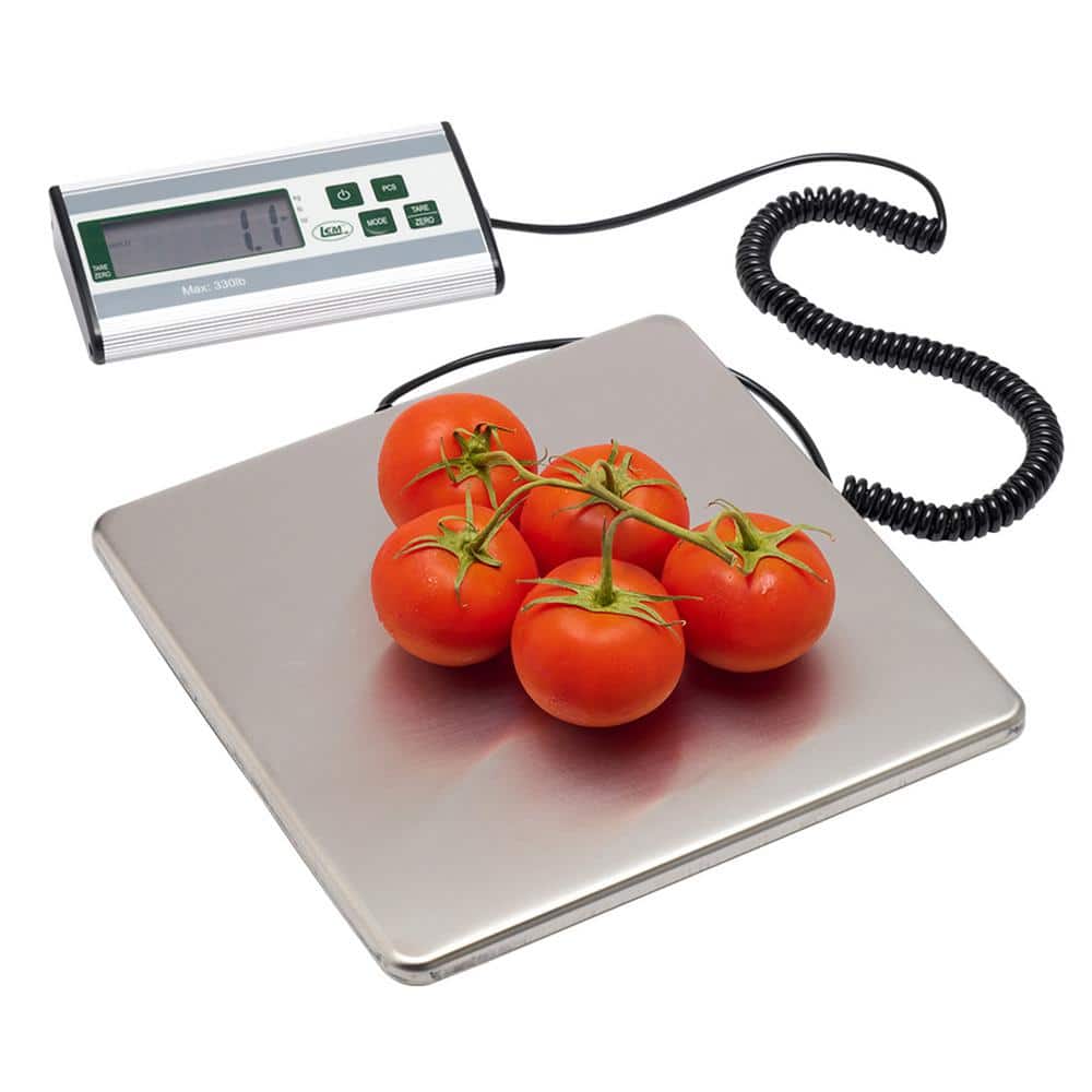 330 lb Stainless Steel Digital Bench Scale