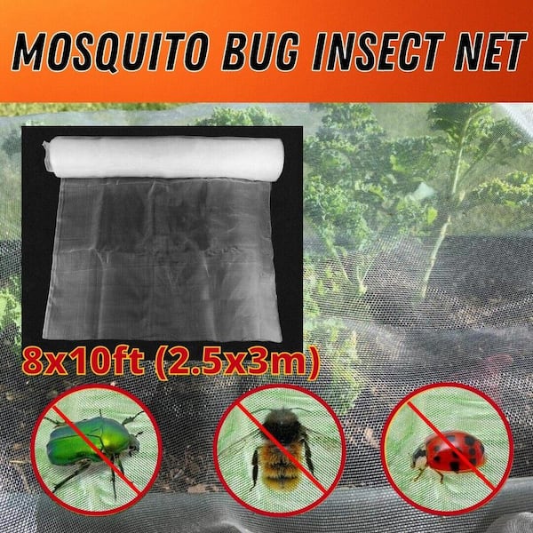 Cisvio Mosquito Garden Bug Insect Netting Pest Bird Net Barrier Plant  Protective Mesh D0102H5QQQ2 - The Home Depot