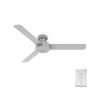 Presto 52 in. Indoor Dove Ceiling Fan in Grey with Wall Control Included For Bedrooms
