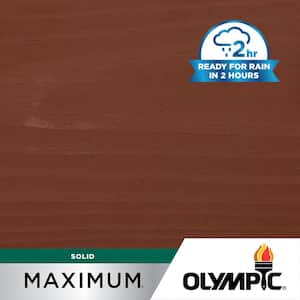 Maximum 1 gal. SC-1064 Port Wine Solid Color Exterior Stain and Sealer in One
