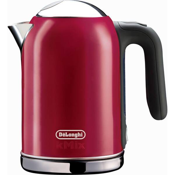 DeLonghi kMix 1.6 Liter Electric Kettle in Red