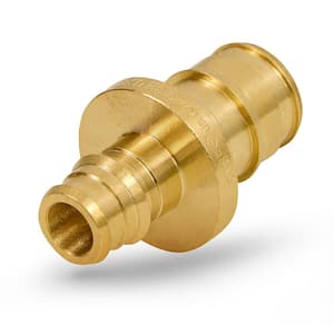 1/2 in. x 3/8 in. 90° PEX A Expansion Pex Reducing Coupling, Lead Free Brass For Use in Pex A-Tubing